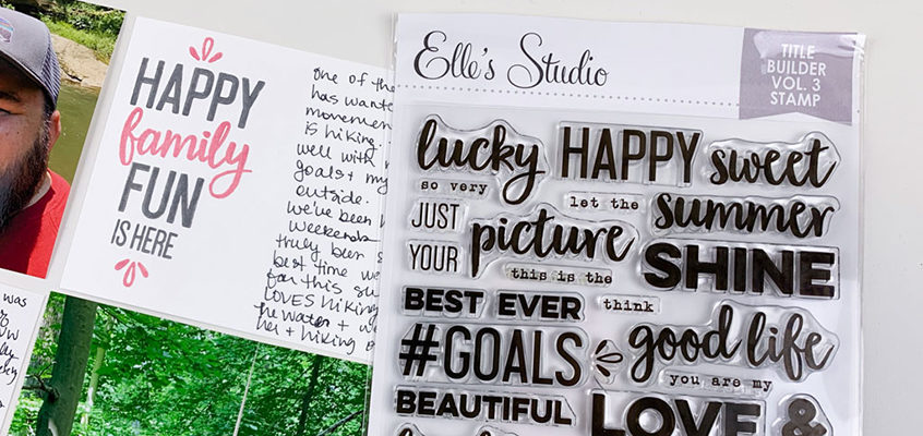 Pocket Page featuring Elle’s Studio Title Builder Vol. 3